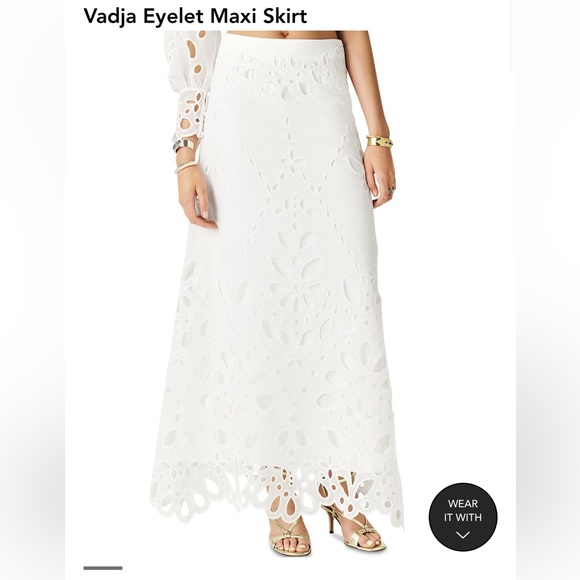 Ba&Sh Set - Vesper Top & Vadja Eyelet Maxi Skirt - Picture 2 of 8